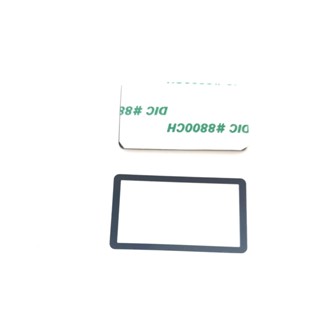 1 件全新頂部外 LCD 顯示屏視窗玻璃蓋 + 膠帶適用於尼康 D750 D850 小螢幕保護膜數碼相機維修部件