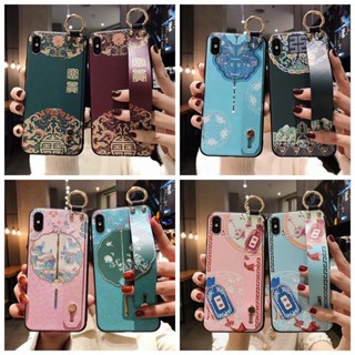 彩繪浮雕復古腕帶手機殼 適用華碩 ZenFone 11 ultar 10 9 6 7 PRO 8 Flip 財神爺