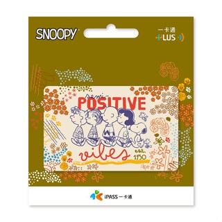 SNOOPY一卡通/ 花紋 eslite誠品