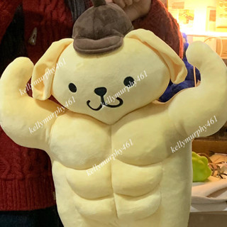 禮品~搞怪 沙雕 肌肉布丁狗玩偶 畢業禮物女生送女友 生日禮物閨蜜 肌肉男友抱枕 肌肉男 男友手臂 男友抱枕 聖誕節 交
