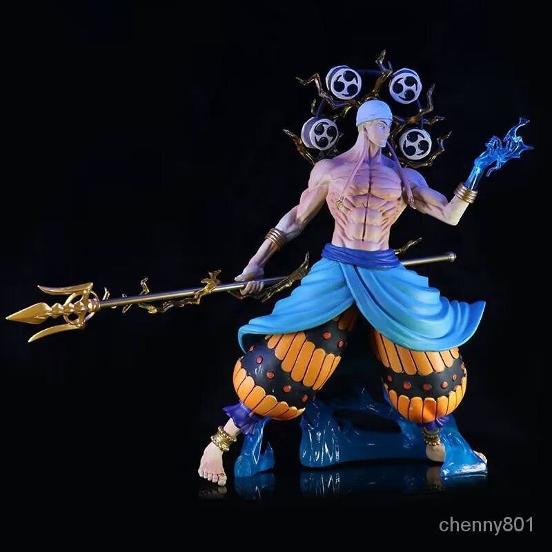 限時下殺 海賊王 GK 超大雷神艾尼路 響雷果實鵰像場景動漫手辦 F5A2