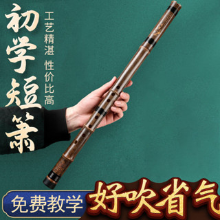 【免運】牧童洞簫 紫竹零基礎洞簫 專業高檔洞蕭笛 初學入門簫 樂器短簫 古風八孔FG洞簫