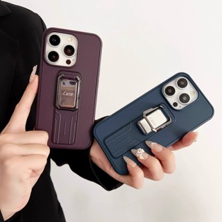 新款360旋轉支架 蘋果16 pro max 手機殼 iPhone15 Pro max 隱形指環16 plus防摔保護套