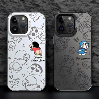 官方 原配殼 蠟筆小新 哆啦A夢 手機殼適用 iPhone 13 14 15 PROMAX 硬殼11 12 13 14