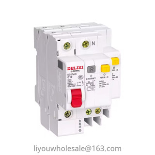 DZ47sLE德力西空氣開關帶漏電保護器63a家用斷路器220v空開2p漏保32a三相