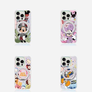 360磁吸支架 iPhone16 Pro Max手機殼 蘋果11 12 13 14 15 Pro Max迪士尼防摔保護殼