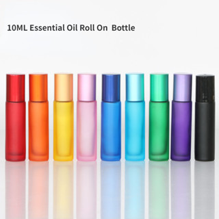 10ml 精油滾珠香水磨砂玻璃瓶滾珠空可再填充瓶
