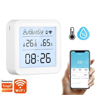 【崇德鋪】塗鴉tuya電子溫度計 居家倉庫測量溫度 USB供電測量濕度