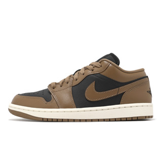 Nike 休閒鞋 Wmns Air Jordan 1 Low 女鞋 男鞋 黑 棕 AJ1 ACS DC0774-021