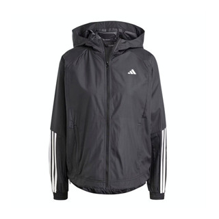 Adidas HYGLM WINDB IS8036 女 連帽 外套 風衣 運動 訓練 慢跑 寬鬆 愛迪達 黑