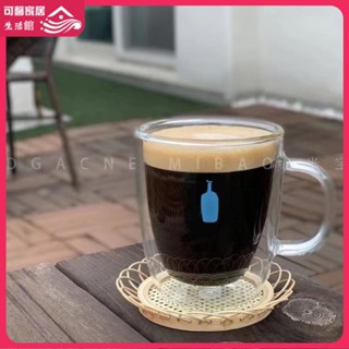 今日熱銷款+特惠#咖啡杯 小藍瓶杯子 日本BLUEBOTTLE小藍瓶子清澄陶瓷咖啡杯玻璃藍瓶