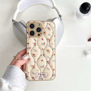 奢華簡約 3D 波浪紋花朵羽絨服手機殼適用於 IPhone 14 13 11 12 Pro Max 14Pro 15 1