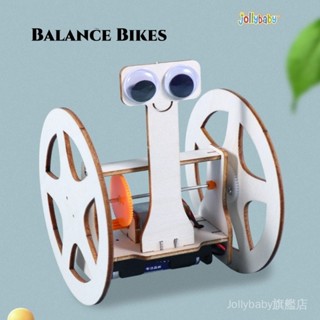 JOLLYBABY兒童益智拚裝玩具-平衡車，科學實驗材料，創意髮明，手工製作，適閤3-14嵗