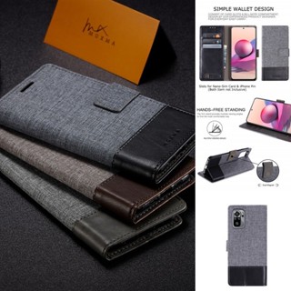 小米掀蓋帆布手機皮套 小米POCO M3 紅米9T Note10 Pro Max Note10S 5G 翻蓋防摔保護殼