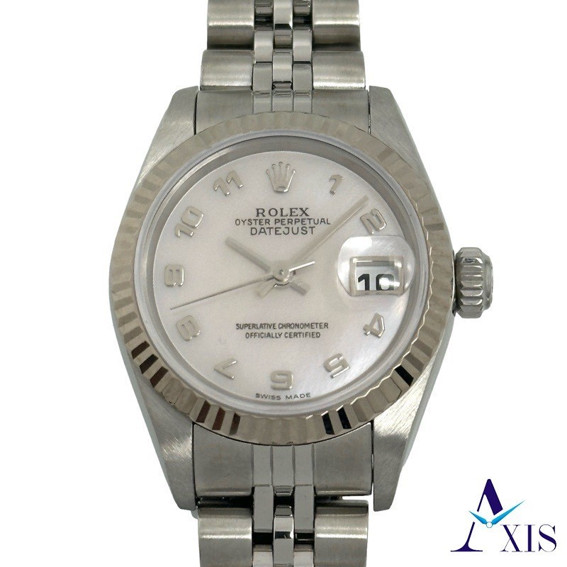勞力士 Datejust 外殼錶盤 Y 號 79174NA 腕錶
 自動上鍊 白殼 dial【中古】
 女性