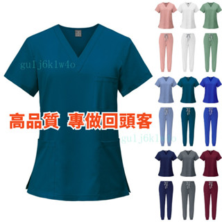 ✨ 臺灣出貨 刷手服 工作服 手術服 洗手衣 美容服 ✨新品洗手衣男女速幹短袖手術衣口腔護士醫生工作服寵物醫院工作服