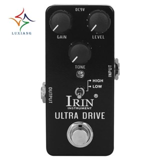 Irin Effect 電吉他效果踏板 True Bypass 踏板金屬外殼吉他配件(ULTRA DRIVE)