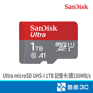 SANDISK Ultra microSD UHS-I 1TB 記憶卡(公司貨)(讀150MB/s) 酷弟3C