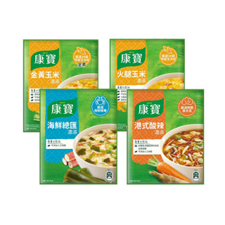 康寶-自然原味濃湯2入-多款可選