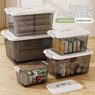 🚀臺灣出貨🚀 熱銷 透明收納箱 大容量學生宿舍儲物箱 內衣收納盒 床底家用衣服整理櫃子 防塵防潮整理箱