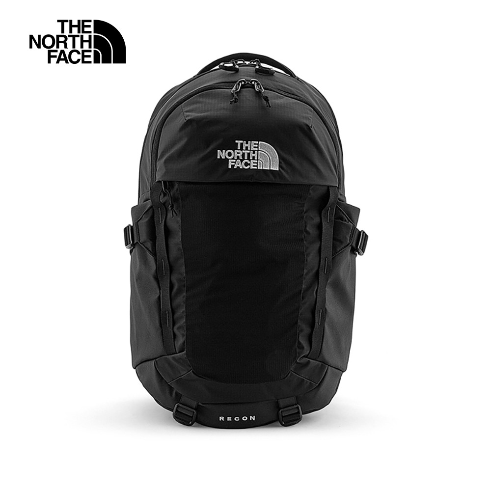 The North Face北面男女款黑色便捷收納休閒後背包｜52SH4HF 筆電包/登山包