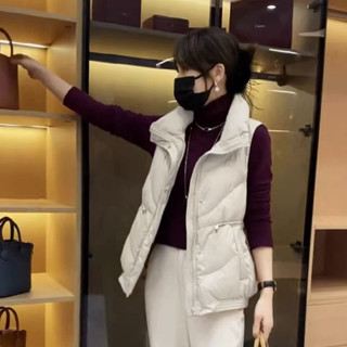 胖胖美依 保暖外套 風衣 防風外套M-2XL棉服馬甲 新款加厚拉鍊外穿羽絨馬甲-1786.