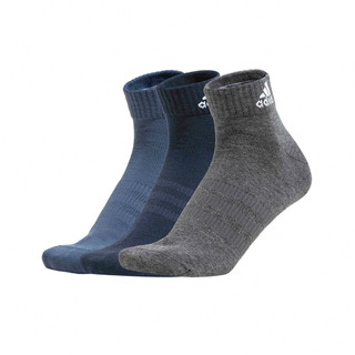 adidas 休閒襪 T SPW ANK Socks 黑 灰 藍 襪子 短襪 愛迪達 3雙入 [ACS] IP0405