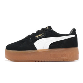 Puma 休閒鞋 Palermo Elevata Wns 女鞋 黑 膠底 麂皮 厚底增高 [ACS] 39934801