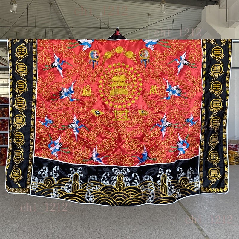 道傢法衣 僊鶴衣經衣道袍道士服高功降衣綢緞刺繡道服朝衣班衣