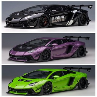 【收藏精品】現貨1：18蘭博基尼LAMBORGHINI AVNENTADOR 寬體 汽車模型