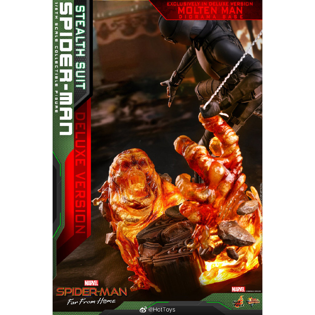 【精品】現貨HT HOTTOYS 1/6 MMS541-540 蜘蛛俠英雄遠征黑色潛行戰服可動