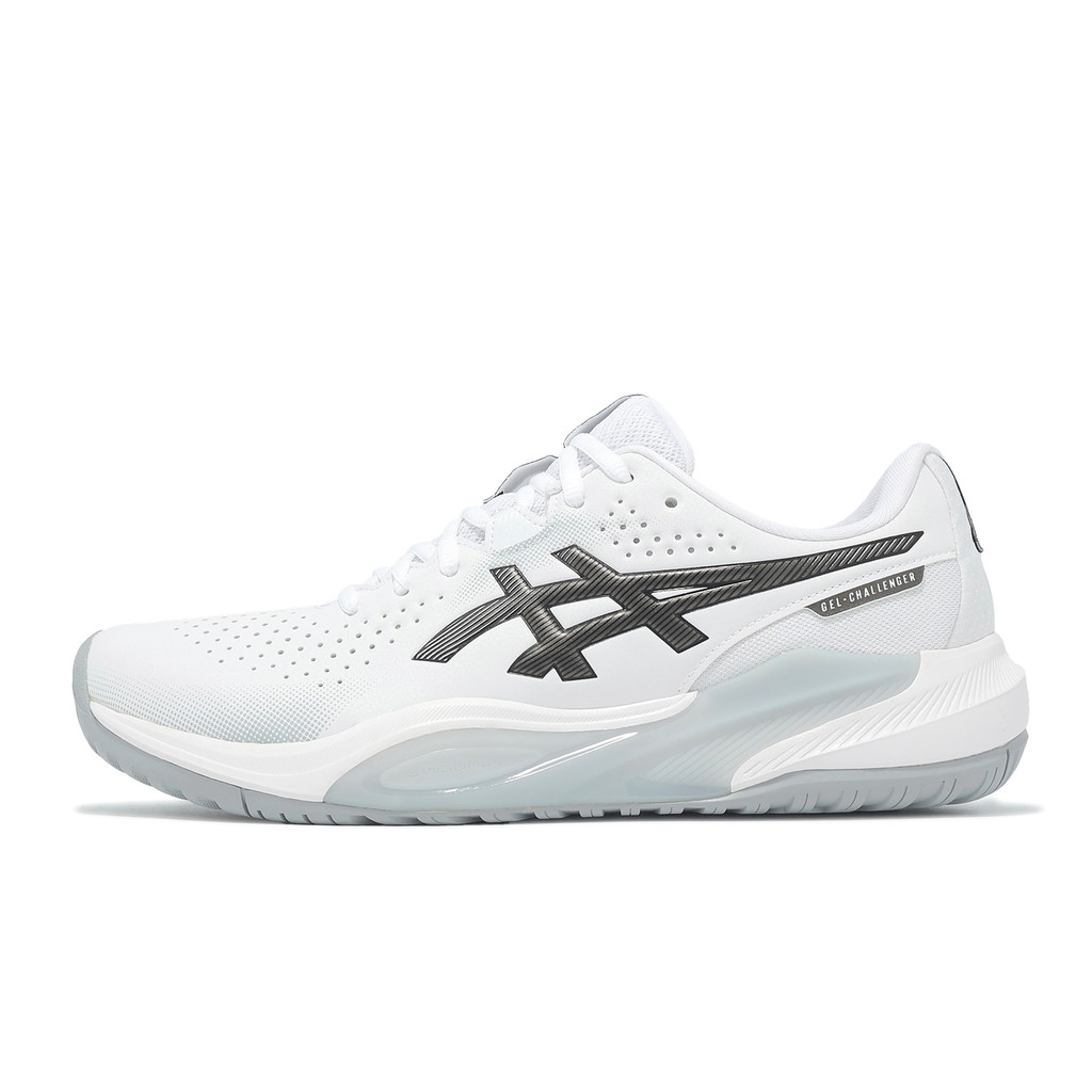 Asics 網球鞋 GEL-Challenger 15 男鞋 白 黑 穩定 亞瑟士 [ACS] 1041A510101