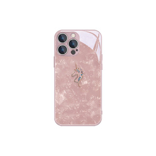 獨角獸蘋果15手機殼氣質女神iphone13高階感16新款14pro玻璃高檔xsmax小眾12簡約時尚11pro女款xr