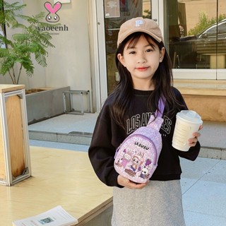【YAOEENH】女孩可愛單肩斜挎小包包 兒童零錢包卡通休閒胸包 現貨 快速出貨