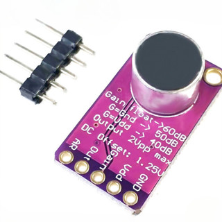 Max9814 麥克風 AGC 放大器板聲音傳感器模組 Arduino PCB 板 Diy 套件的自動增益控制攻擊