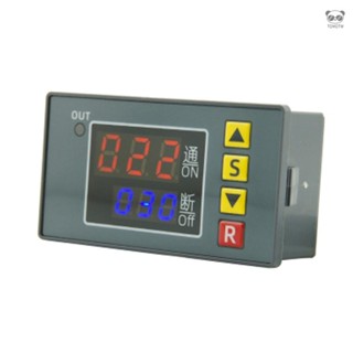 可程式設計時控器 T3231可程式設計時控控制器 數字延時繼電器開關 1路常開繼電器 倒計時型工作 有源輸出 支援手動觸發運行