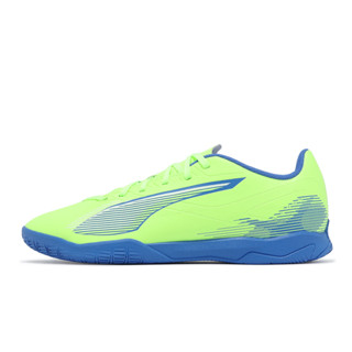 Puma 足球鞋 Ultra 5 Play IT 男鞋 青蘋果綠 籃 室內足球鞋 運動鞋 [ACS] 10790703