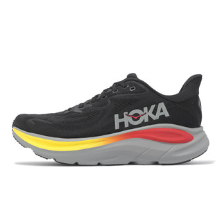 Hoka 慢跑鞋 Clifton 10 男鞋 黑 銀河灰 透氣 緩震 運動鞋 [ACS] 1162030BKGL