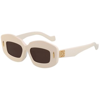 LOEWE 墨鏡 太陽眼鏡(米白色)LW40114F
