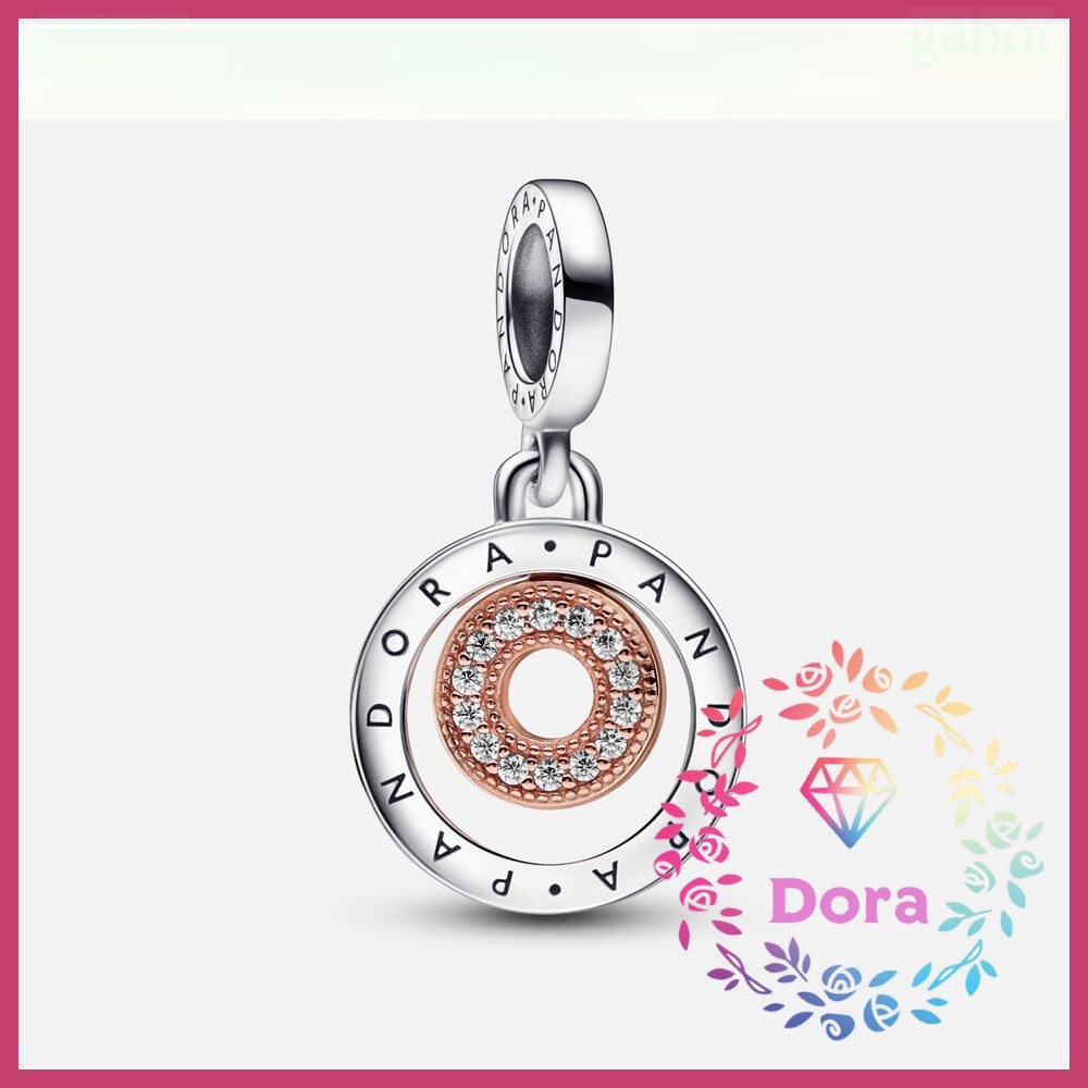 Dora Shop❤ Signature系列多環雙色吊飾 簡約 情人節 禮物 朵拉 782287C01