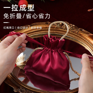 喜糖袋ins風喜糖盒包裝盒糖袋子結婚禮盒網紅糖果袋婚禮手提空盒金莎禮盒