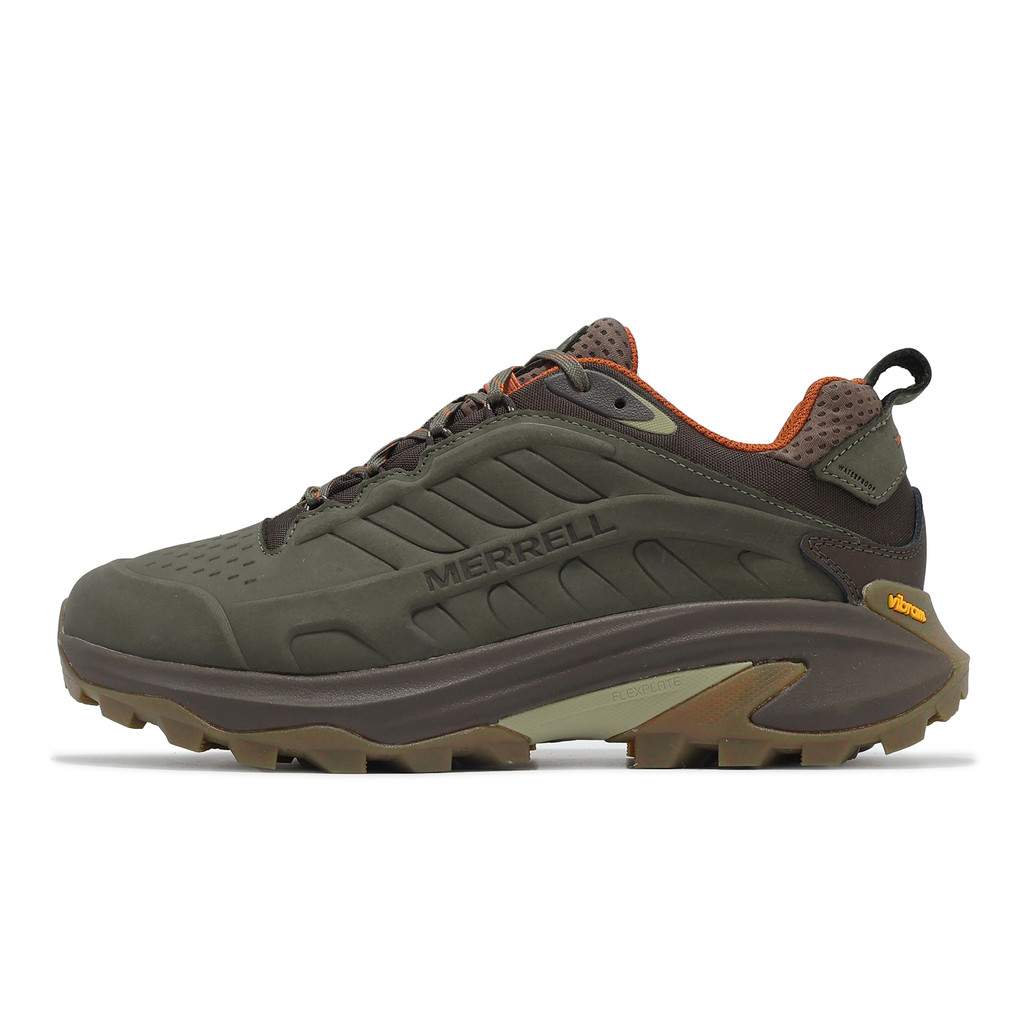 Merrell 登山鞋 Moab Speed 2 LTR WP 防水 戶外 健行 軍綠 男鞋 ACS ML037787