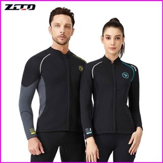 現貨 ZCCO 1.5mm 潛水上衣 男女款氯丁橡膠材質分體保暖 前置ykk拉鍊 腋下萊卡 潛水衝浪