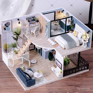 免運·超便宜🌈diy小屋手工製作房子拚裝立體拚圖迷你模型女生玩具女孩生日禮物 S6TK