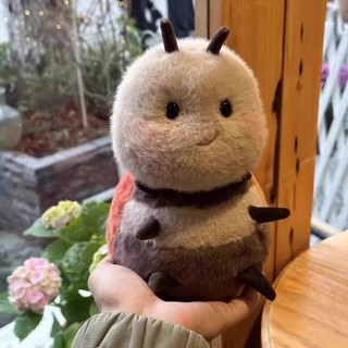 七星瓢蟲小蜜蜂玩偶 抱枕 小蜜蜂毛絨玩具 公仔 娃娃 玩偶鑰匙扣擺件 靠枕