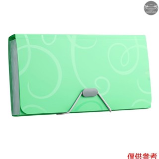 B6 Accordian 檔案夾票據管理器 13 個口袋可擴充套件檔案盒帶防水封面 Accordion 檔案管理器隨附貼紙適