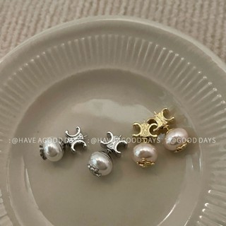 現貨 當天出貨 隔日到貨 臺灣熱賣 前後可戴 經典珍珠耳釘 韓式耳環女 氣質耳環 小香風 首飾G988