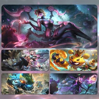 【LOL英雄聯盟滑鼠墊】雲頂之弈滑鼠墊超大號英雄聯盟遊戲皮膚滑鼠墊電競辦公桌面墊定製