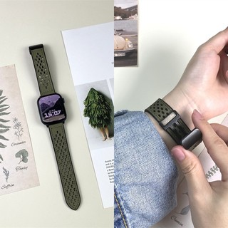 瘋馬紋 透氣 適用於 Apple Watch 12 11 10 9 錶帶 8 7 6 5 SE 3 Ultra 蘋果錶帶