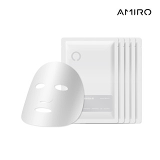【AMIRO】BEAUTY 光透舒安保濕面膜 25ml (5片裝) 小金盾/面罩/美容儀/舒緩/修護/保養/護膚
